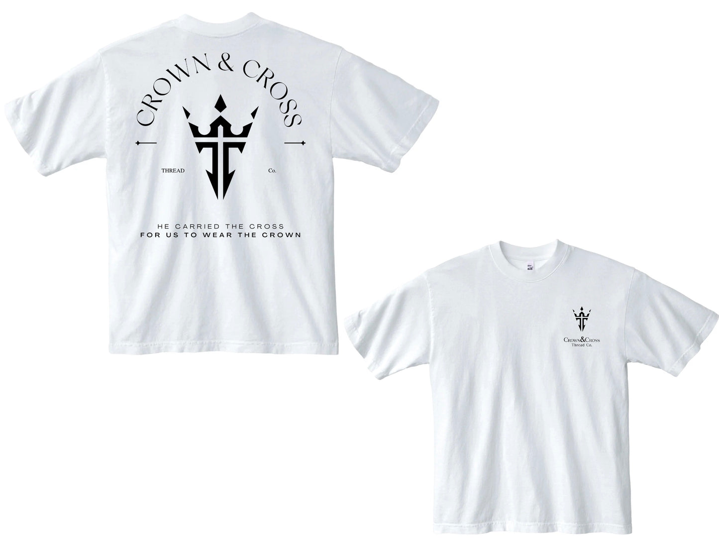 "He Carried The Cross" Relaxed Fit T-Shirt - Unisex