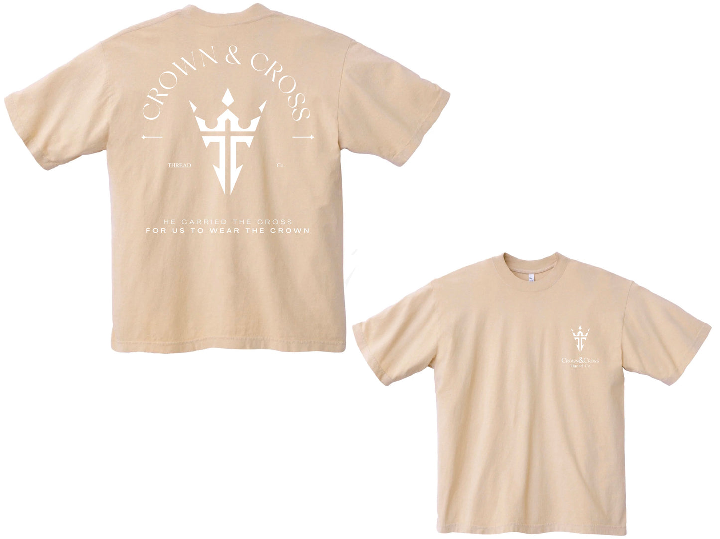 "He Carried The Cross" Relaxed Fit T-Shirt - Unisex