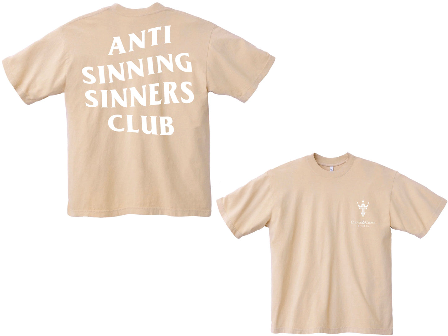 Anti Sinning Sinners Club Relaxed Fit T-Shirt - Unisex