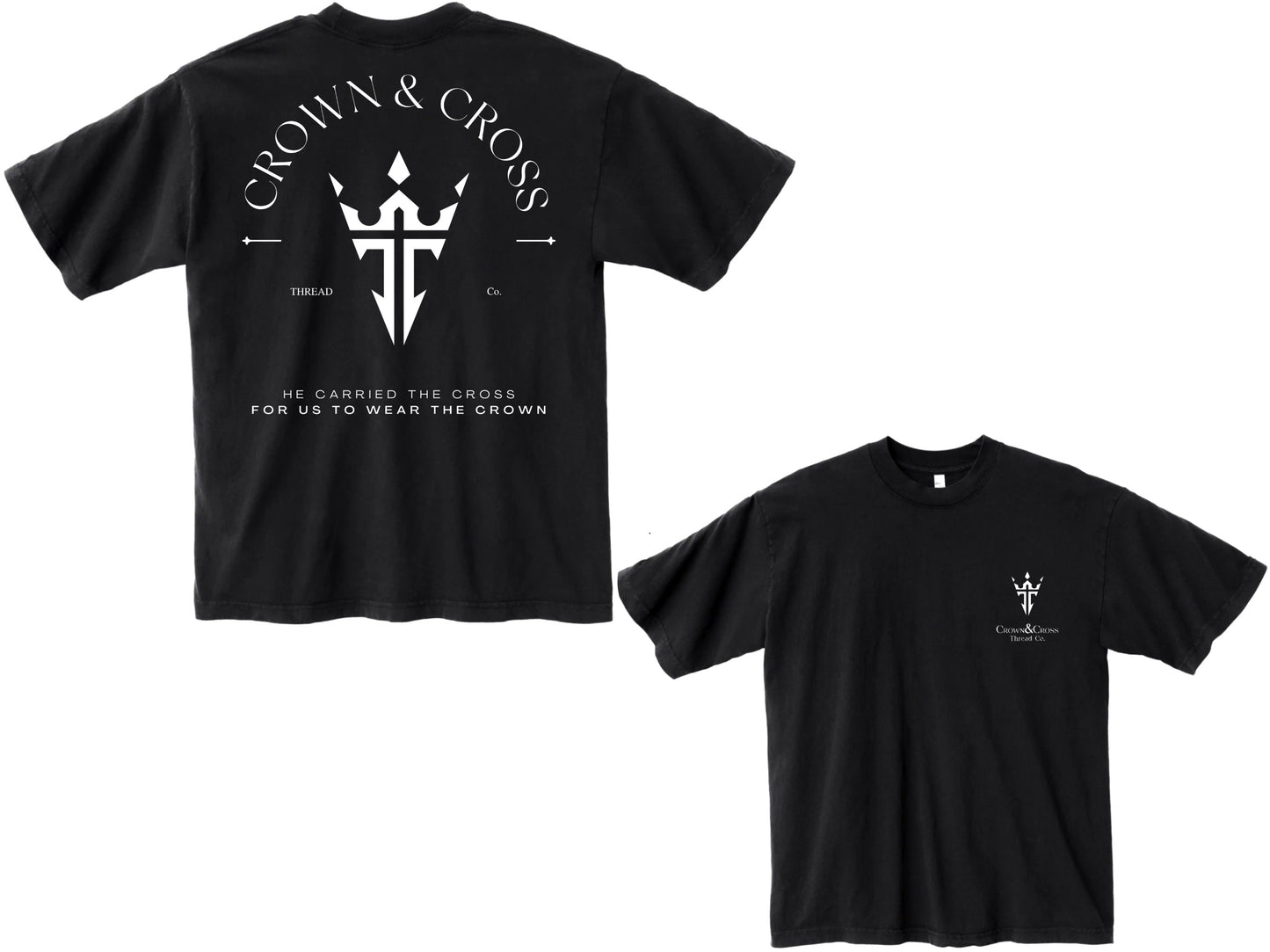 "He Carried The Cross" Relaxed Fit T-Shirt - Unisex