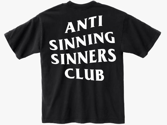 Anti Sinning Sinners Club Relaxed Fit T-Shirt - Unisex