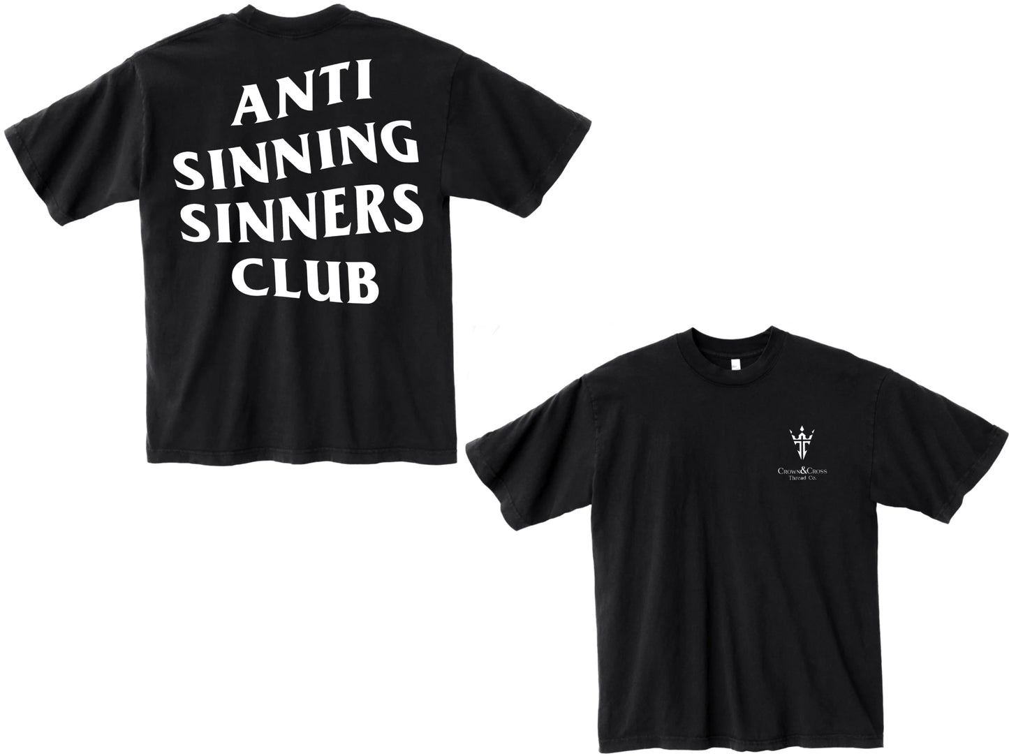 Anti Sinning Sinners Club Relaxed Fit T-Shirt - Unisex