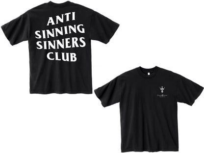 Anti Sinning Sinners Club Relaxed Fit T-Shirt - Unisex