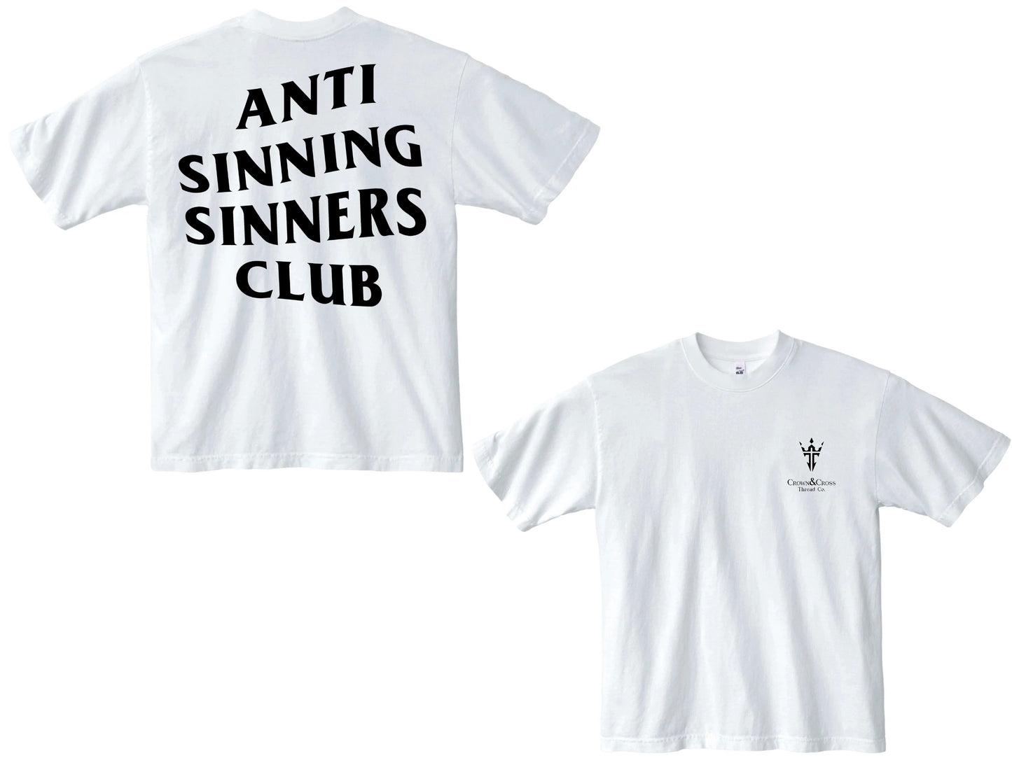 Anti Sinning Sinners Club Relaxed Fit T-Shirt - Unisex