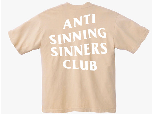 Anti Sinning Sinners Club Relaxed Fit T-Shirt - Unisex