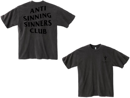 Anti Sinning Sinners Club Relaxed Fit T-Shirt - Unisex